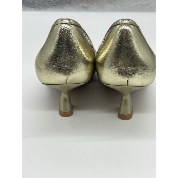 Franco Sarto Womens Darcy Pointed Toe Shoes 8 Kitten Heels Pumps Party Wedding - Picture 6 of 7